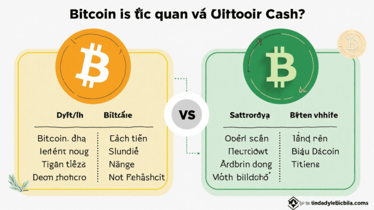 Bitcoin Cash vs Bitcoin: Khác Biệt Cho Nhà Đầu Tư Việt Nam