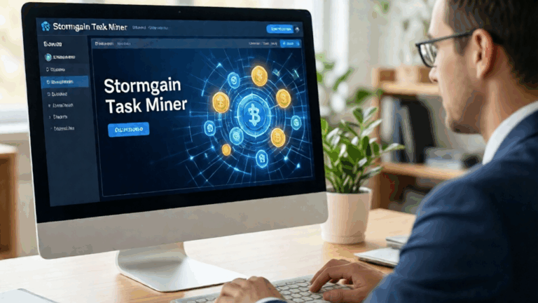Stormgain Task Miner Review: Can You Really Earn Free Cloud Mining?